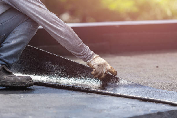 Professional Emergency Waterproofing technician working in Nashotah, WI